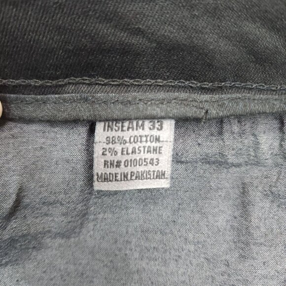 FWRD Denim Mens Paint Splatter Jeans Size 48 Inseam 33 Black White Stretch Denim - Picture 7 of 10